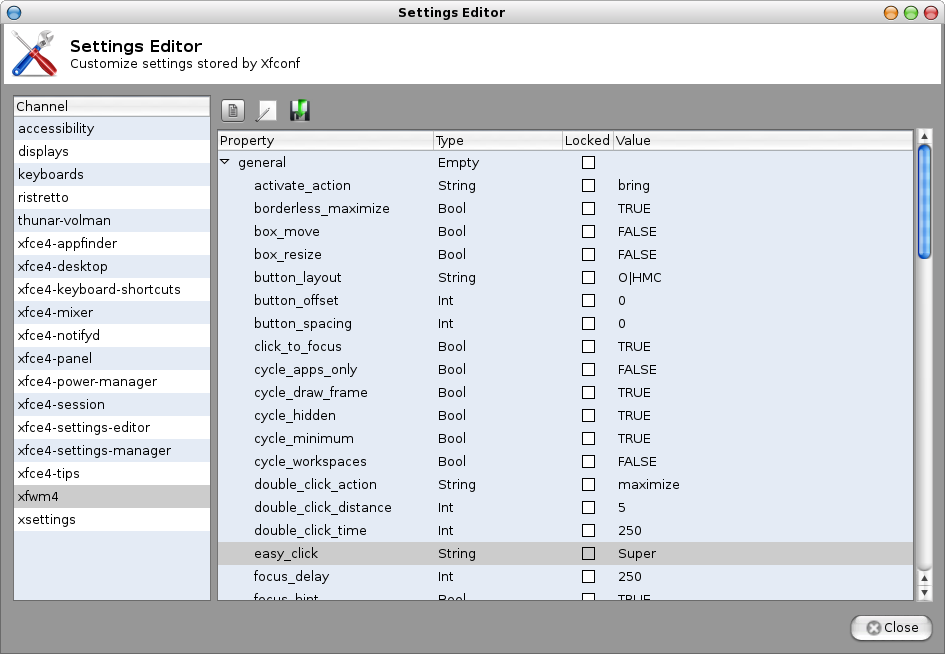 easy_click im settings-editor von
xfce4